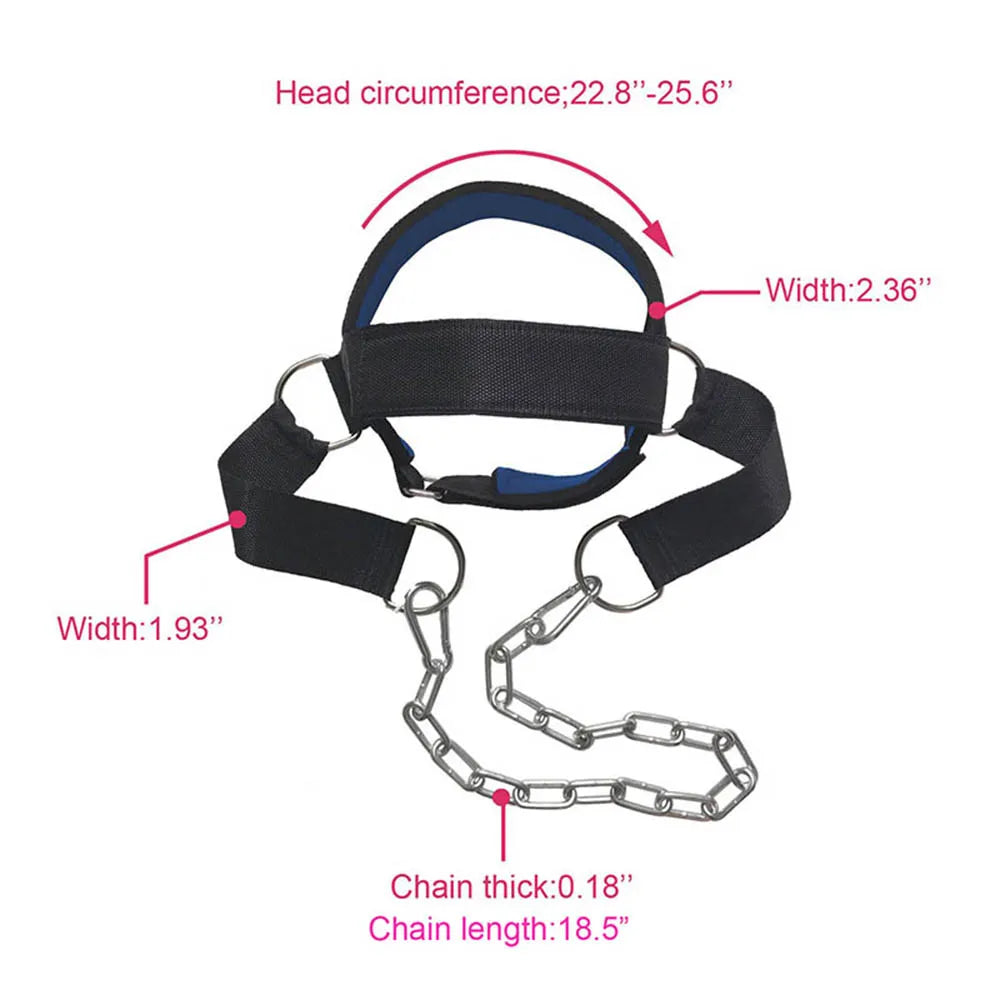 Neck Training Head Harness Exercise Strap Adjustable