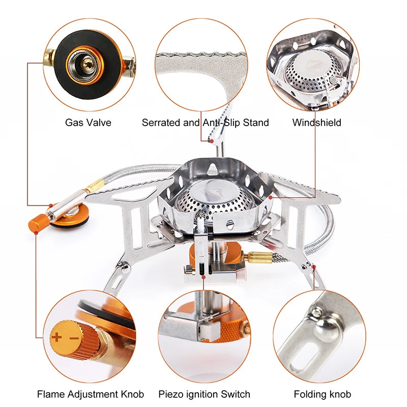 Outdoor Wind Proof Gas Burner