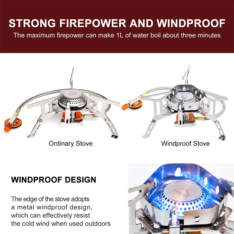 Outdoor Wind Proof Gas Burner