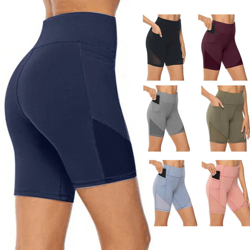 Plus Size Yoga Shorts Gym Fitness Shorts Quick-Drying