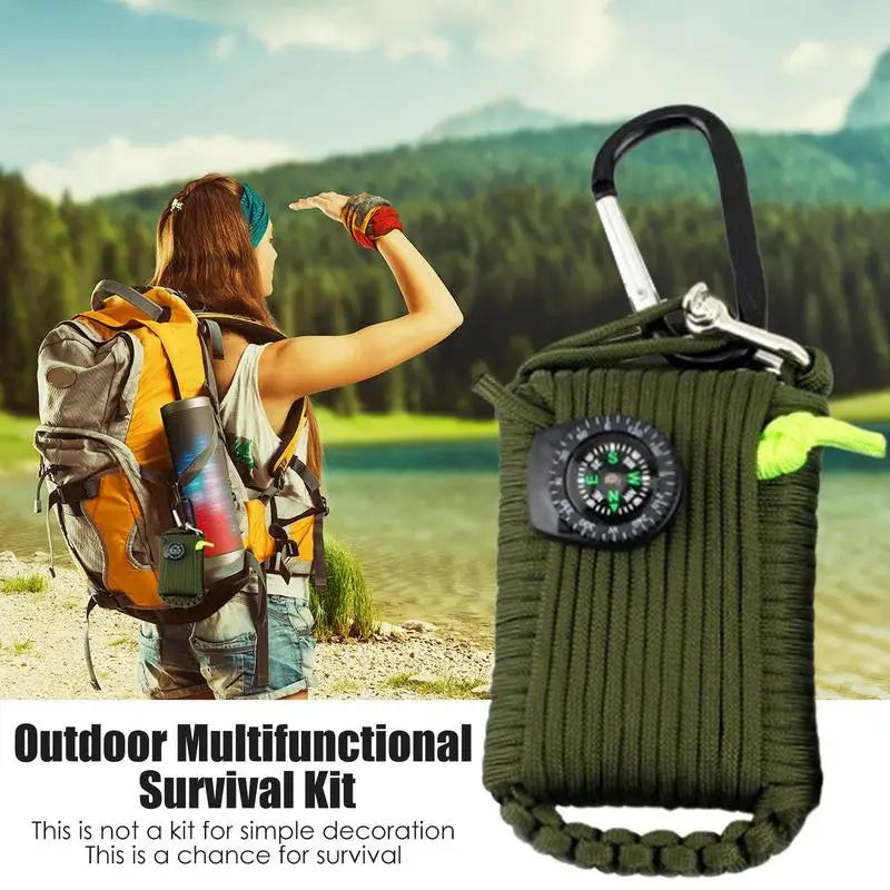 Outdoor Survival Kit Set And First Aid Kit