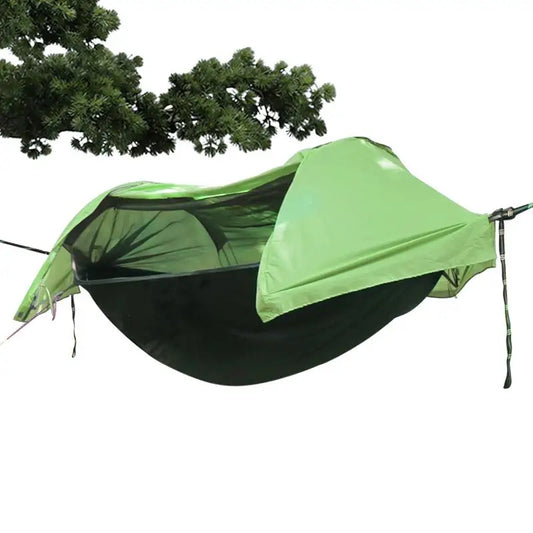 Camping Hammock Waterproof Hammock For Backpacking Portable 2 Person Backyard Hammock With Net For Indoor Outdoor Camping