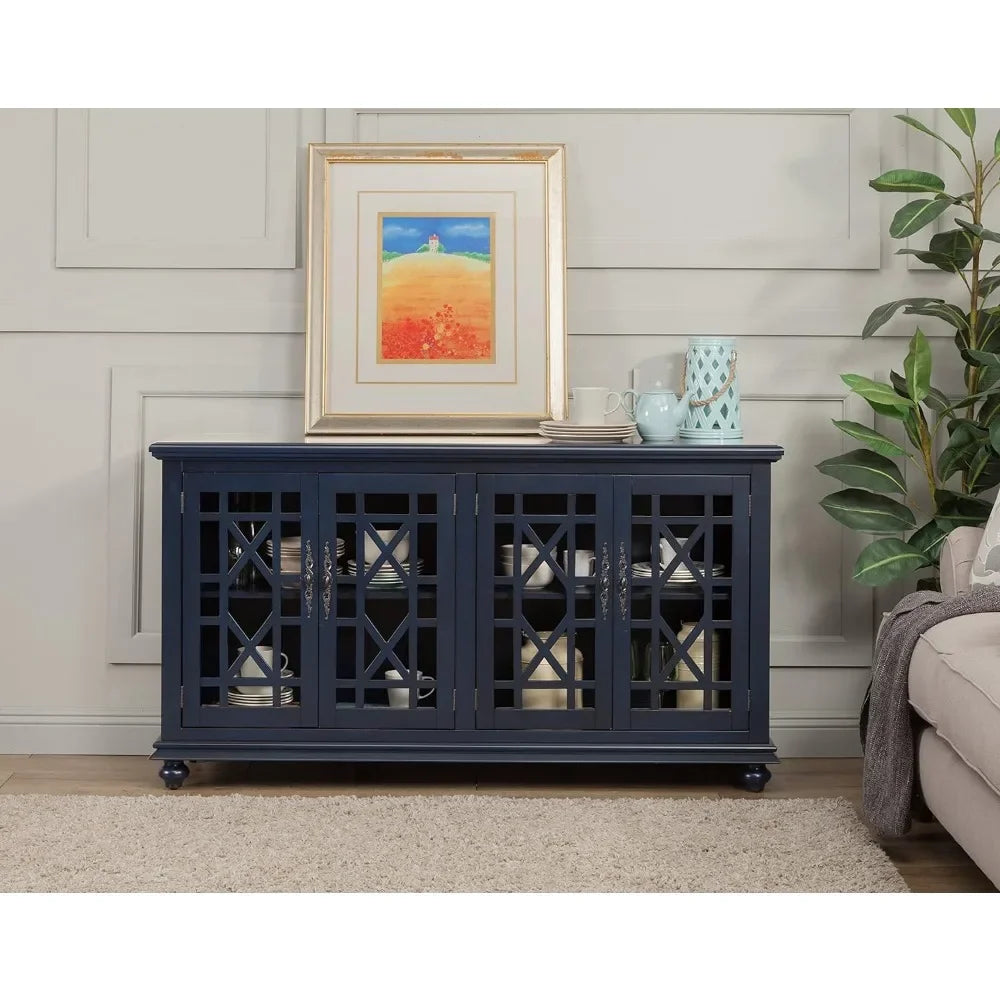 Catalina Blue Modern TV Stand