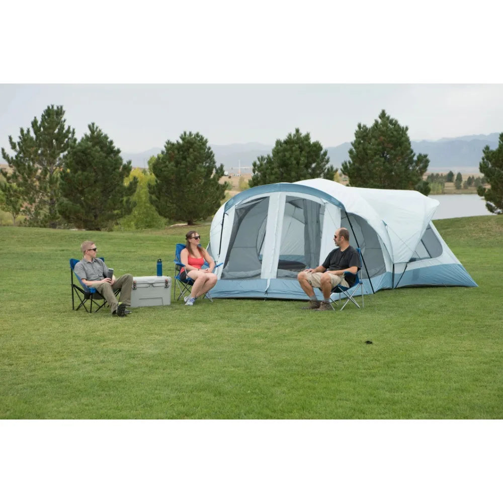 14-Person 18 Ft. X 18 Ft. Family Tent With 3 Doors