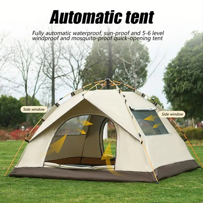 Family Camping Automatic Tent Quick Opening