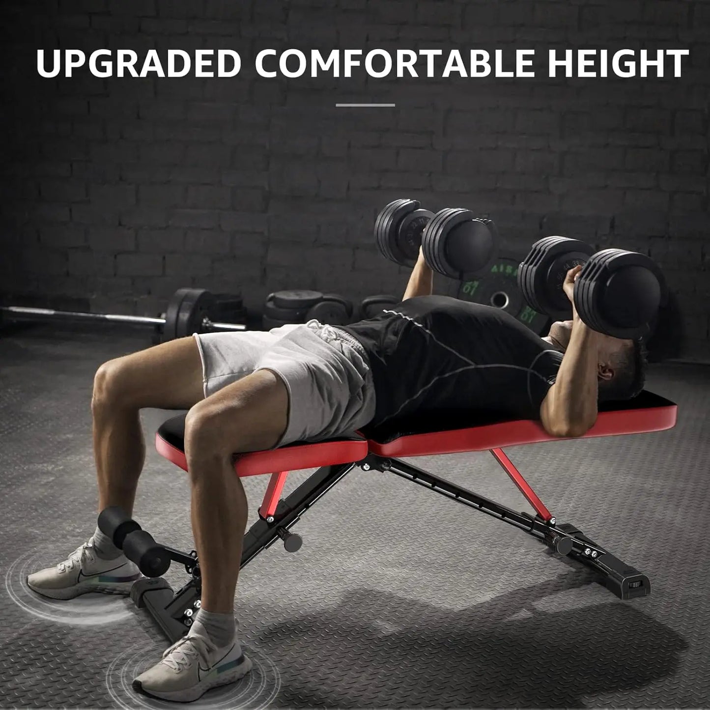 Foldable Adjustable Weight Bench