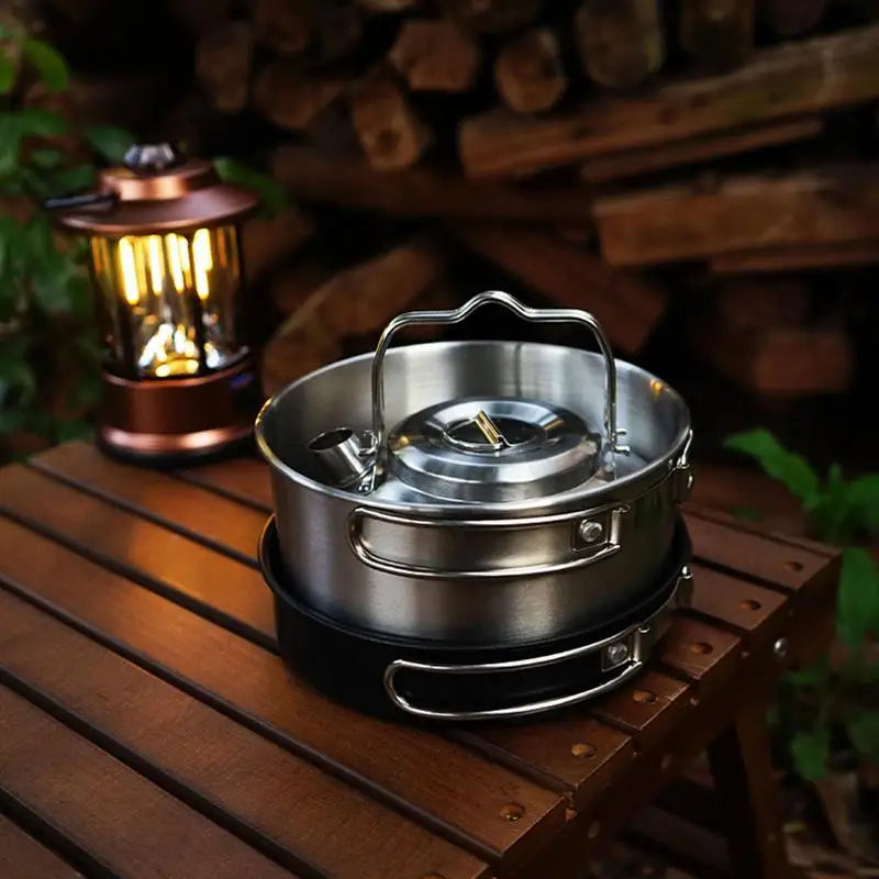 4pcs universal outdoor stainless steel set