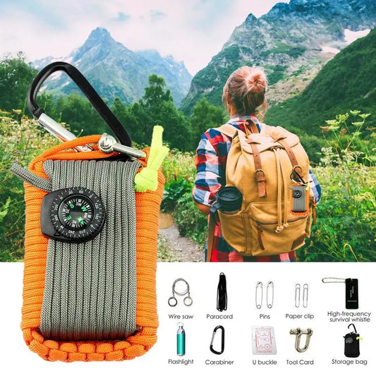 Outdoor Survival Kit Set And First Aid Kit