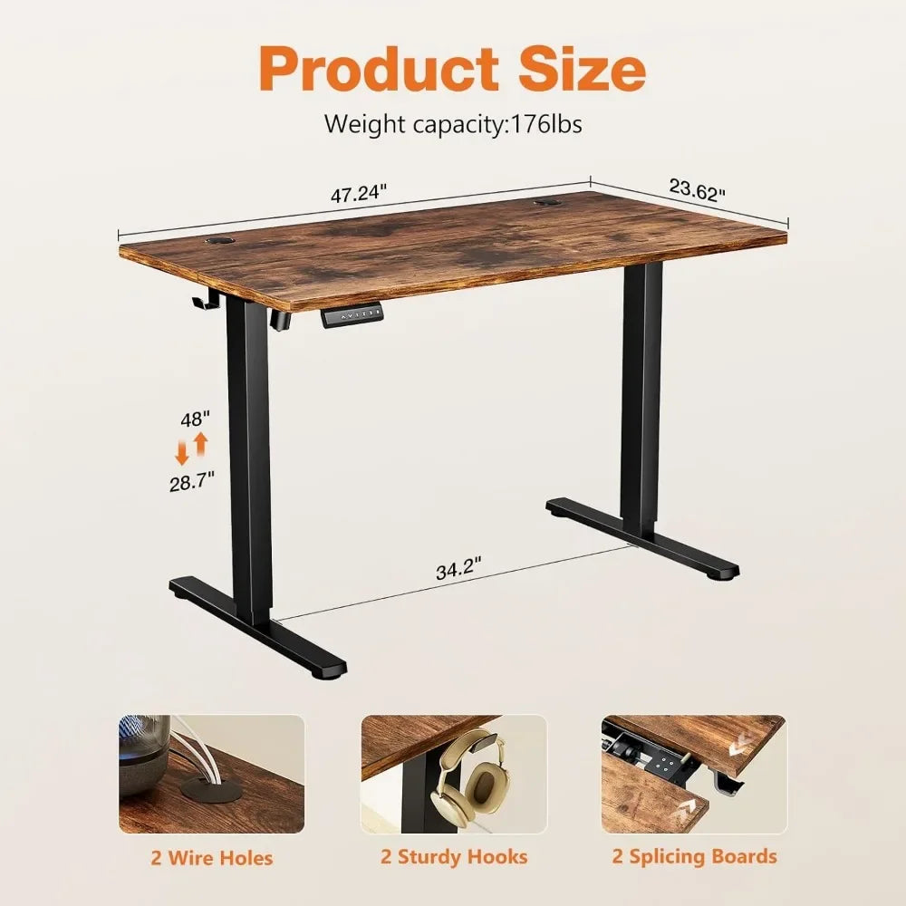 Adjustable Standing computer desk 48 X 24 Inch