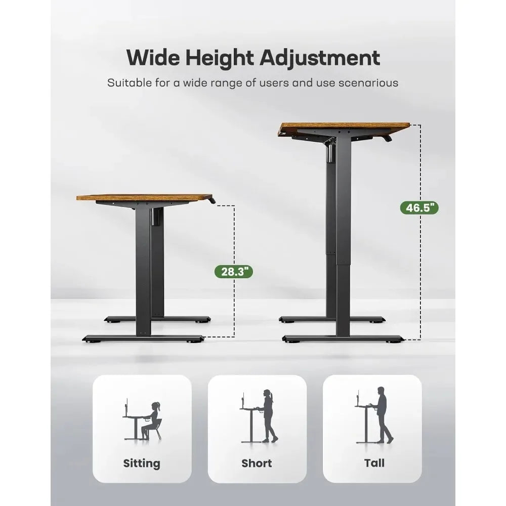 55 * 24 Inch Sit Stand Up Home Office Computer Desk