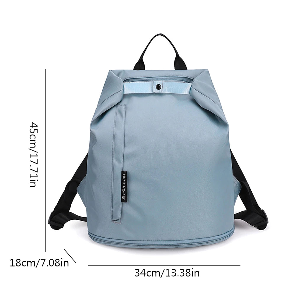 Unisex Portable Backpack with Shoe Compartment