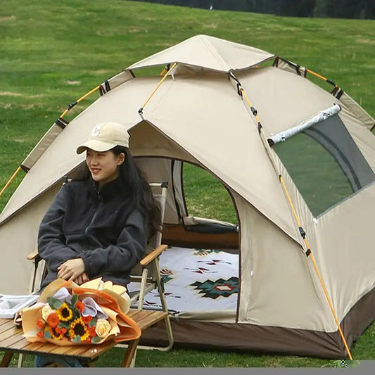 Family Camping Automatic Tent Quick Opening