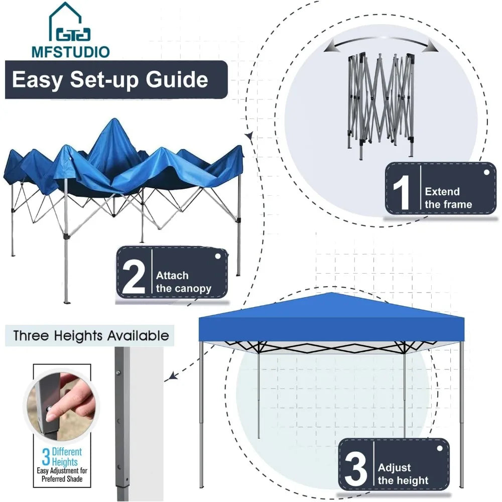 10x10 Outdoor Pop Up Canopy TentCamping,