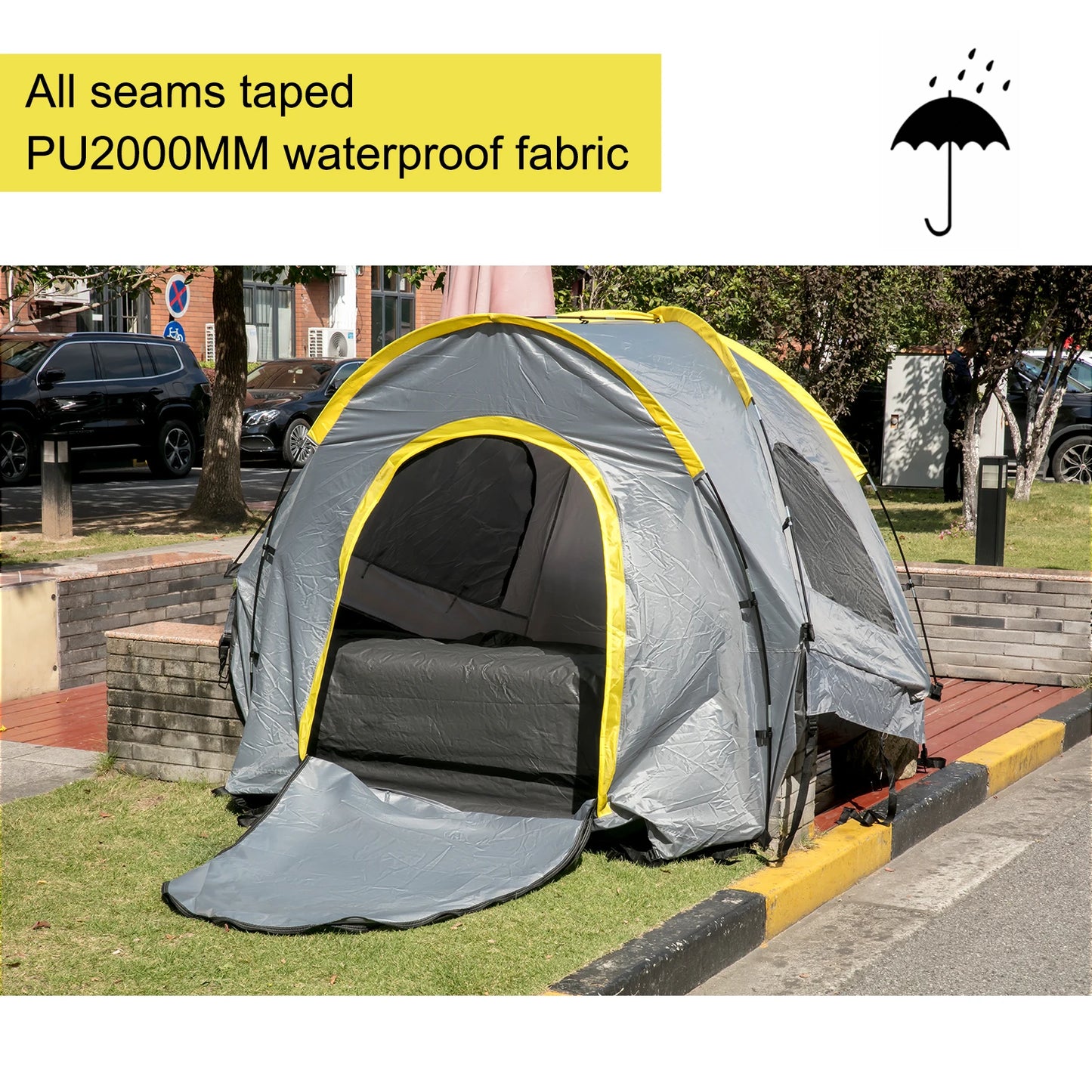 5-8 FT Waterproof Truck Tent Full / Mid Size Truck 2-Person